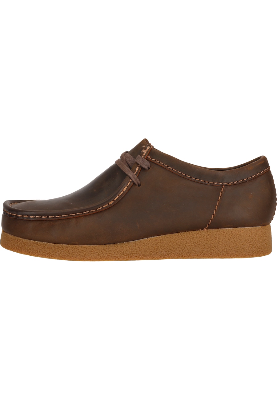 Туфли на шнуровке CLARKS Wallabee, темно-коричневый — фото 2