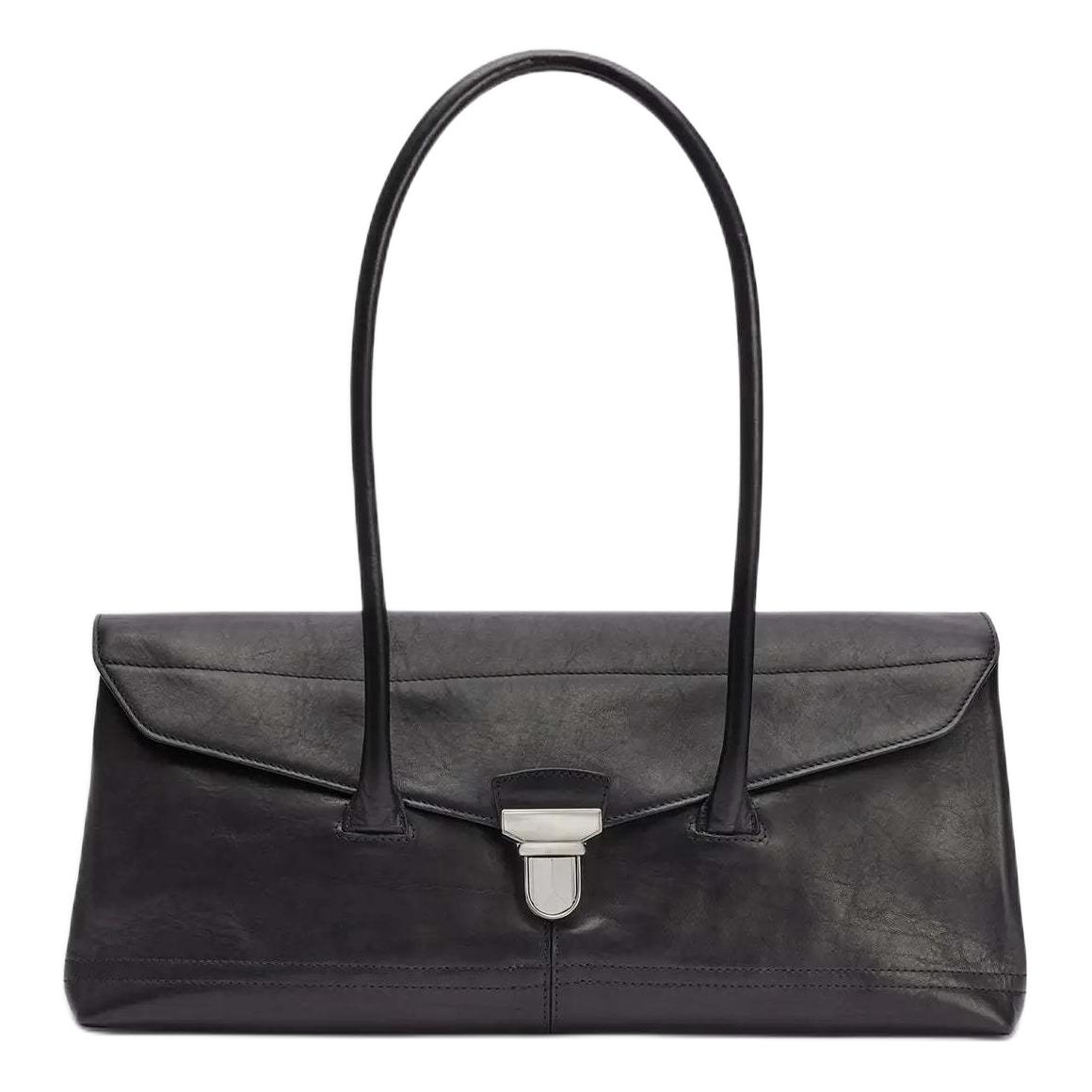 

Lemaire Кожаная сумка через плечо для женщин черная