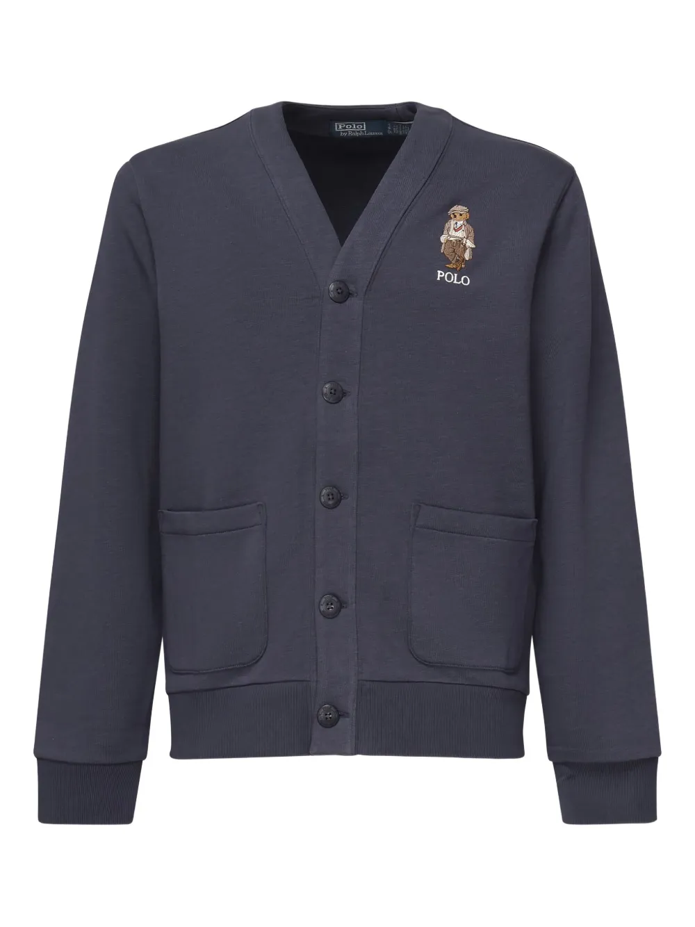 

Кардиган с вышивкой Polo Ralph Lauren, синий