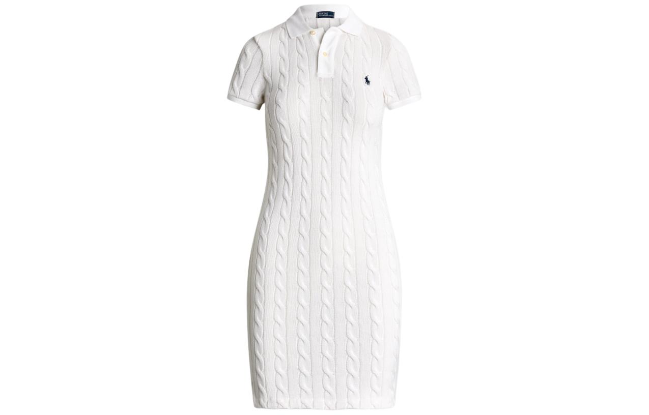

Polo Ralph Lauren SS24 платья с коротким рукавом Women's White