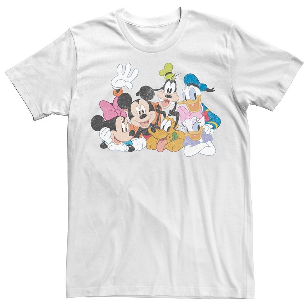 

Мужская классическая футболка с изображением Микки Мауса Disney's, белый