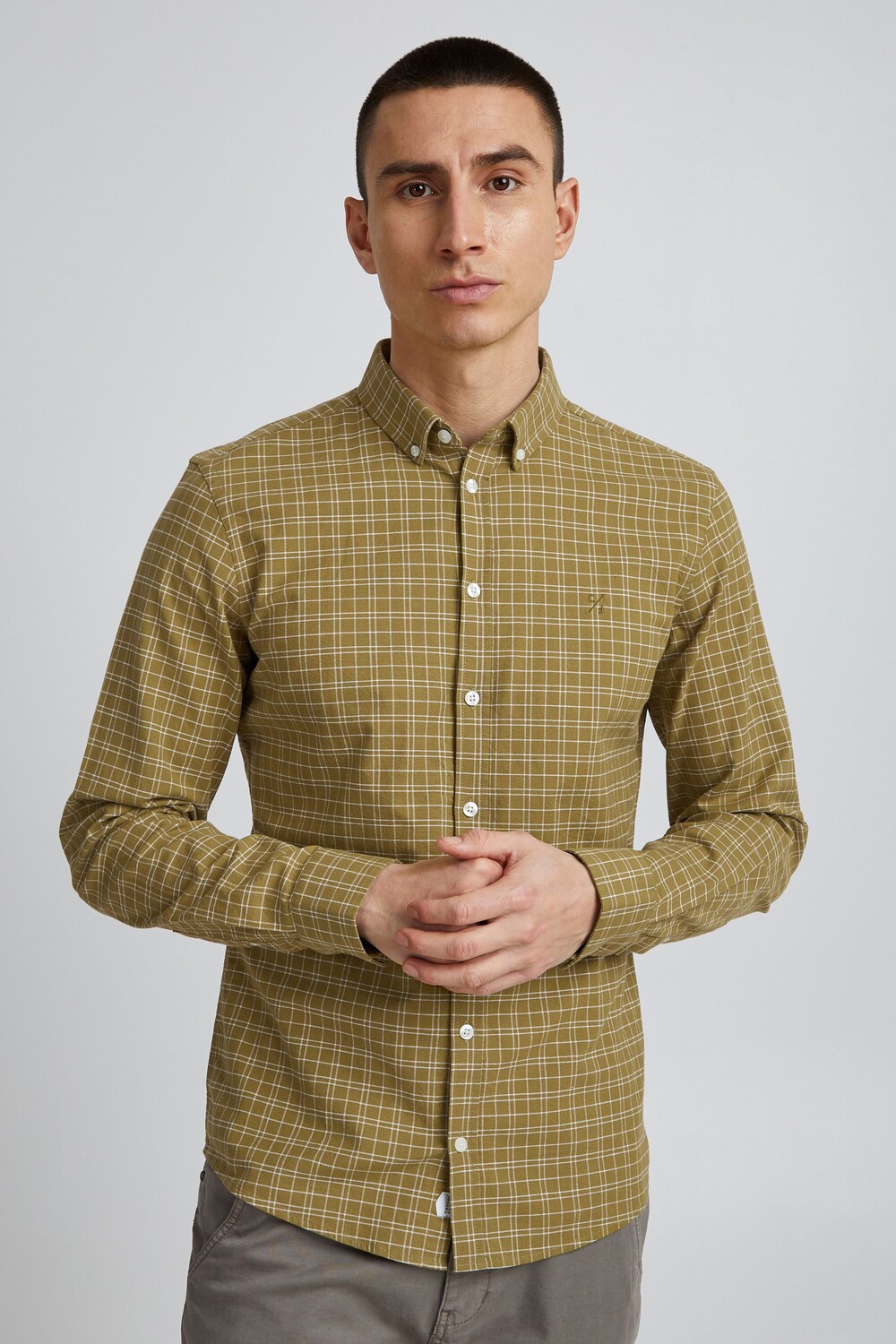 

Рубашка CASUAL FRIDAY Langarm CFArthur 20504185, зеленый