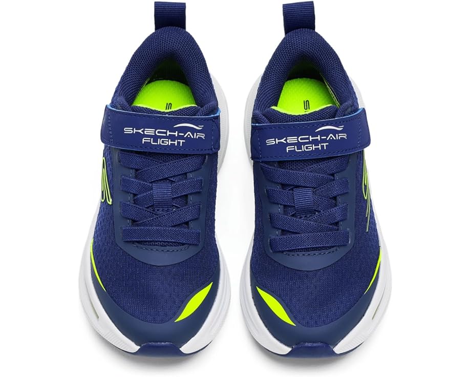 Детские кроссовки Skechers SKECh-Air Flight 404095L (Little Kid/Big Kid) SKECHERS KIDS, Navy/Yellow — фото 2