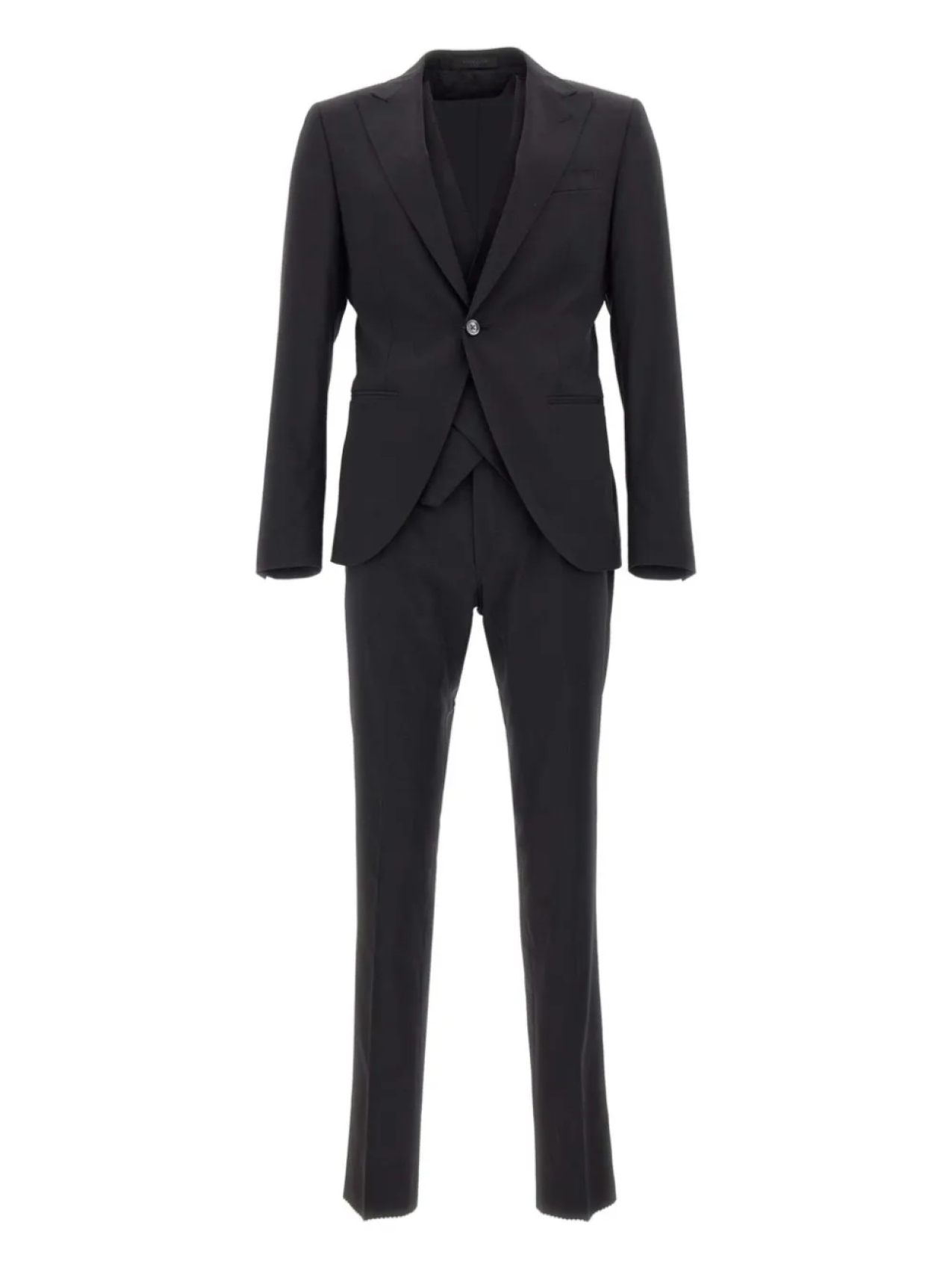 

Однобортный костюм Corneliani, черный