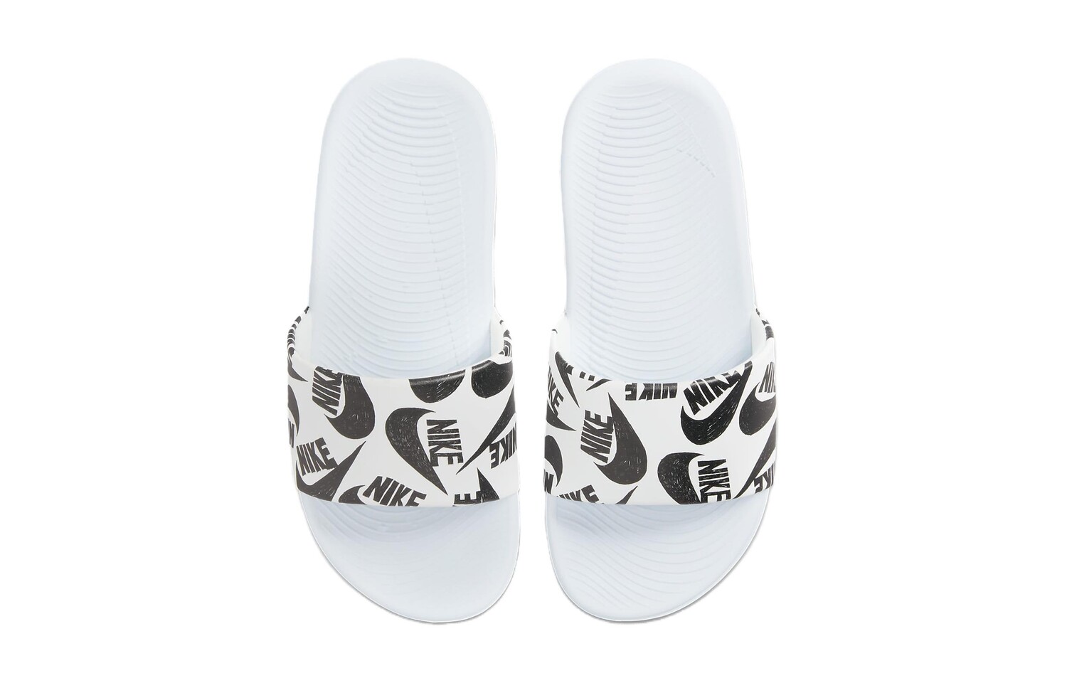 Kawa Slide SE JDI GS "Общий эскиз" Nike, цвет White Gray — фото 3