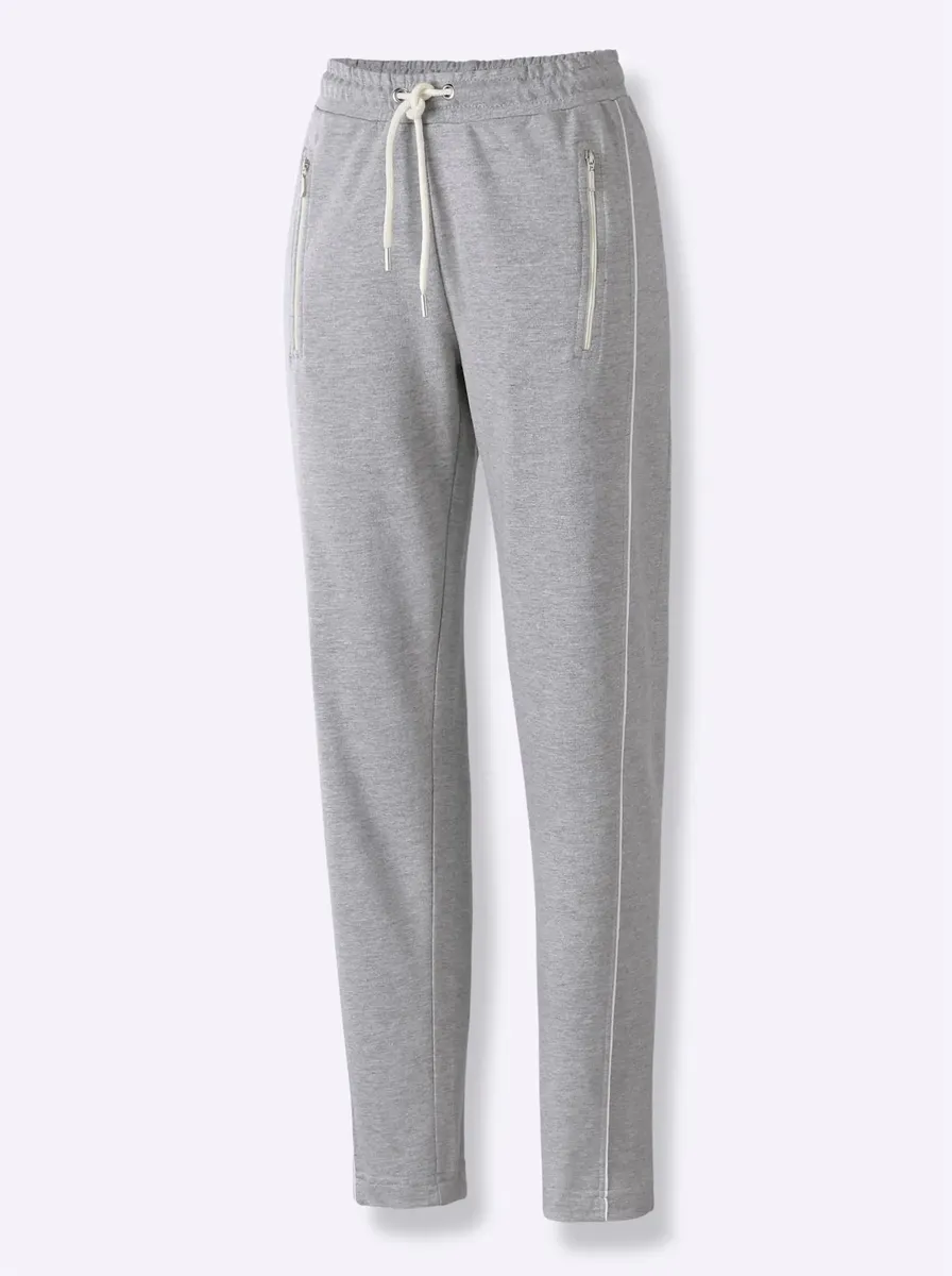 

Брюки из джерси в стиле кэжуал Casual Looks, цвет Grau-Meliert