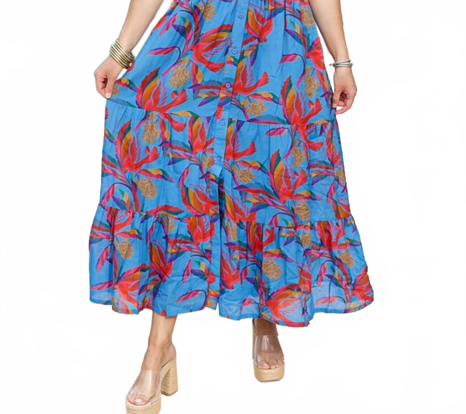 

Платье Blu Danube Maxi Frenchi в мультиколоре BRITON COURT