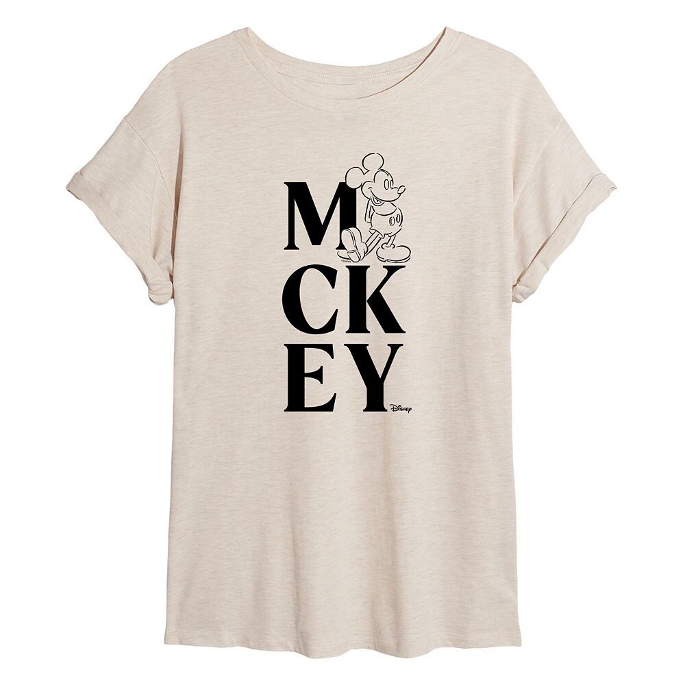 

Детская струящаяся футболка с Микки Маусом Disney's, цвет Beige Khaki