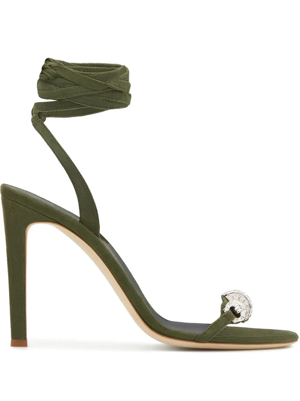 Босоножки Thais 105 Giuseppe Zanotti, зеленый