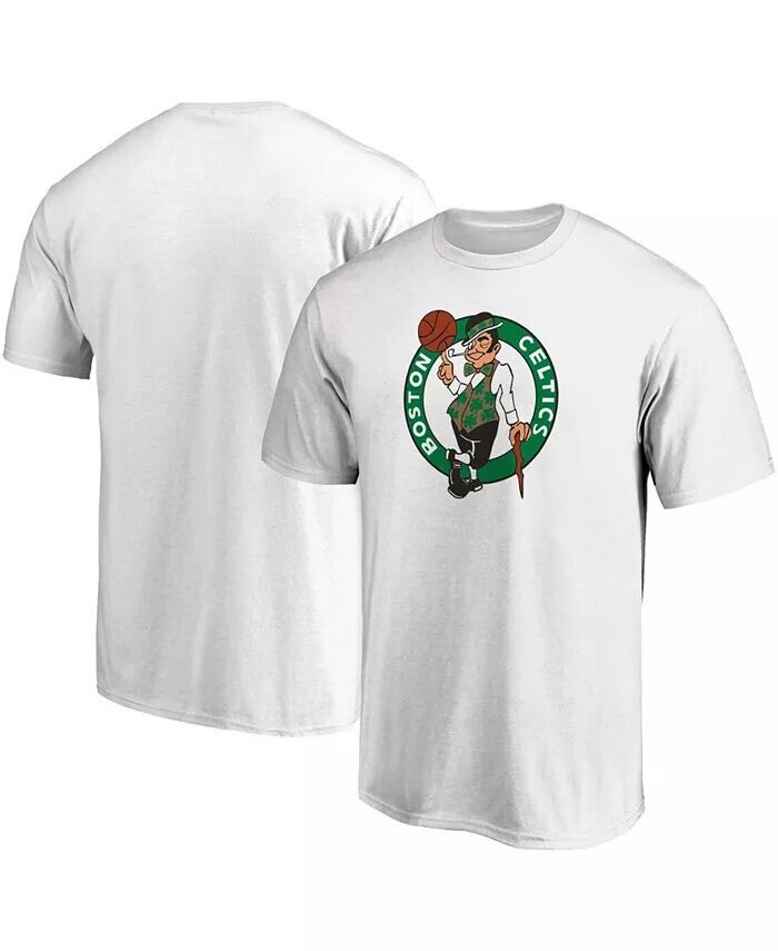 

Мужская белая футболка с логотипом основной команды Boston Celtics Fanatics