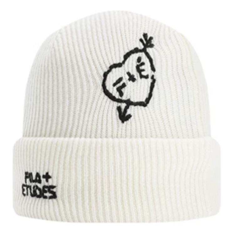 

FILA Белая унисекс шапка из овечьей шерсти, White