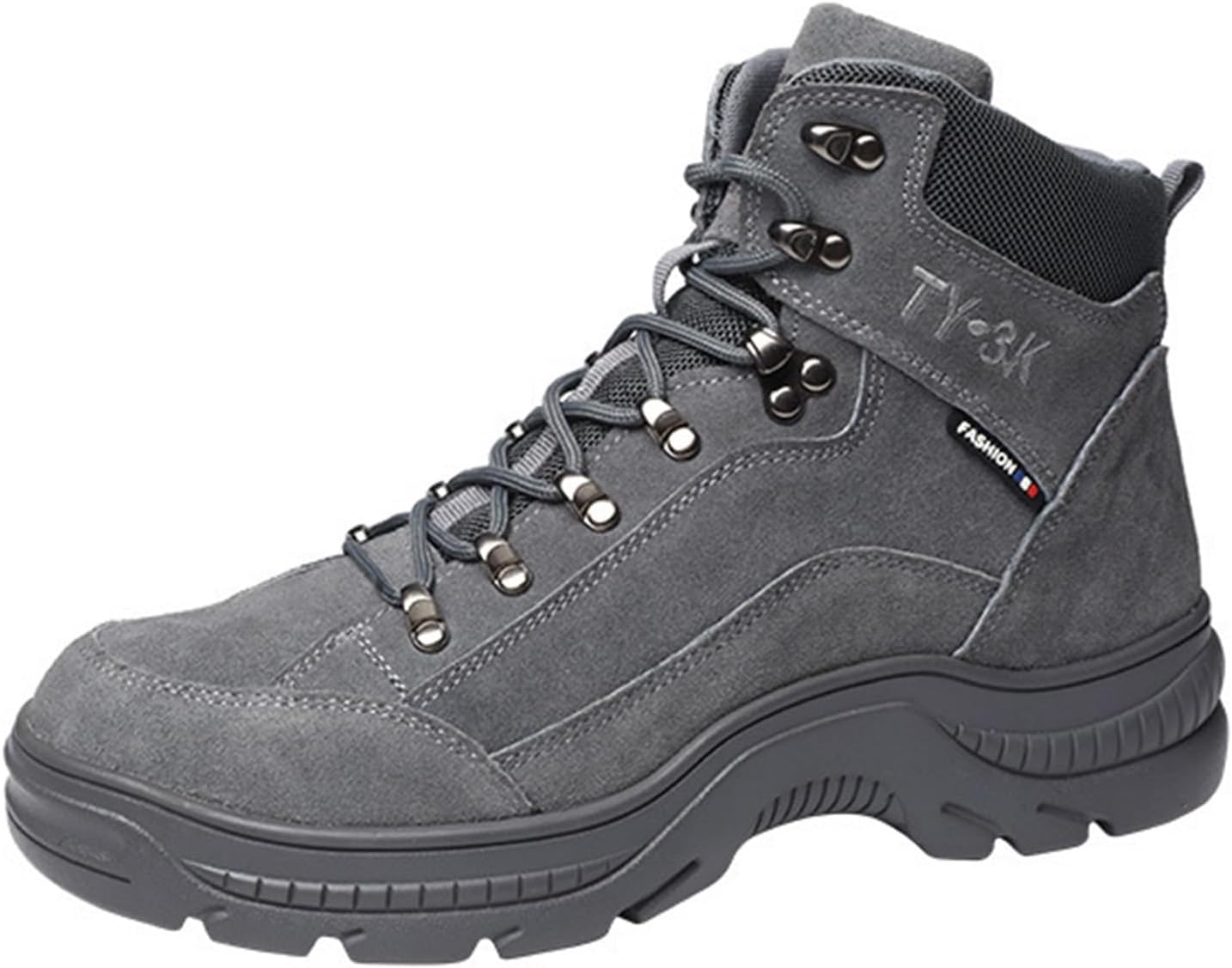 

Мужские кроссовки WCXTY с металлическим носком, повседневные дышащие противоскользящие ботинки с металлическим носком, легкая композитная защитная обувь для мужчин, промышленная и строительная обувь для мужчин, серый