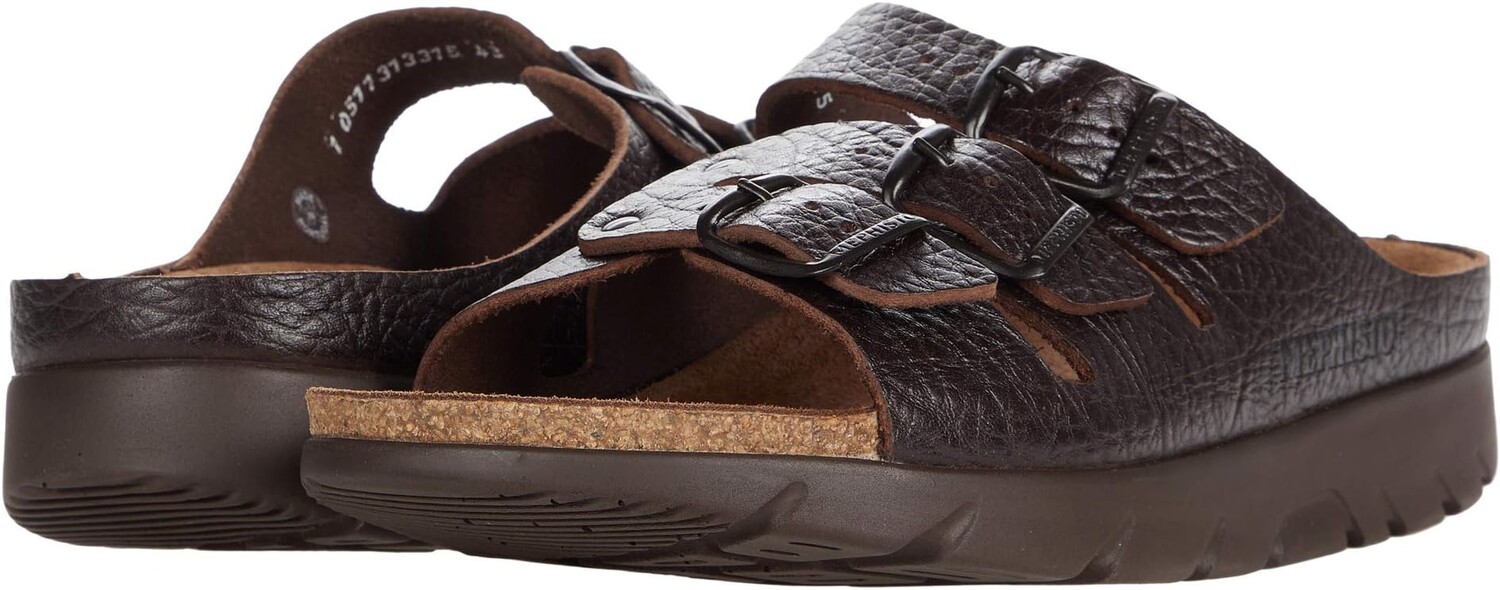 

Сандалии на плоской подошве Zach Mephisto, цвет Dark Brown Grain