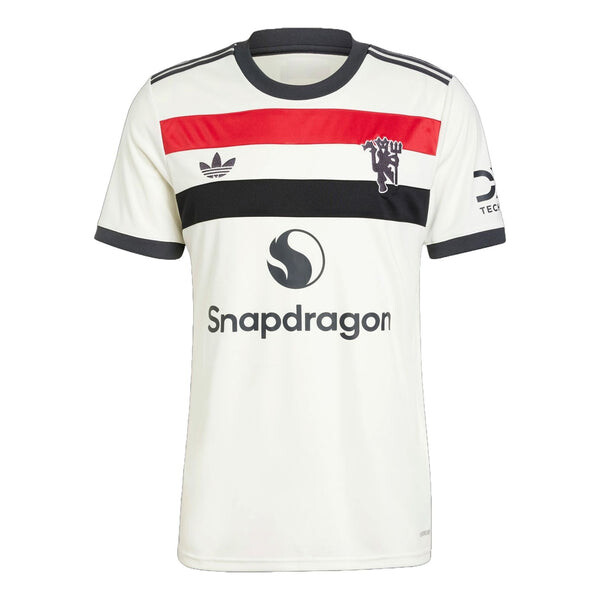 

Футболка manchester united 24 25 третья футболка Adidas, белый