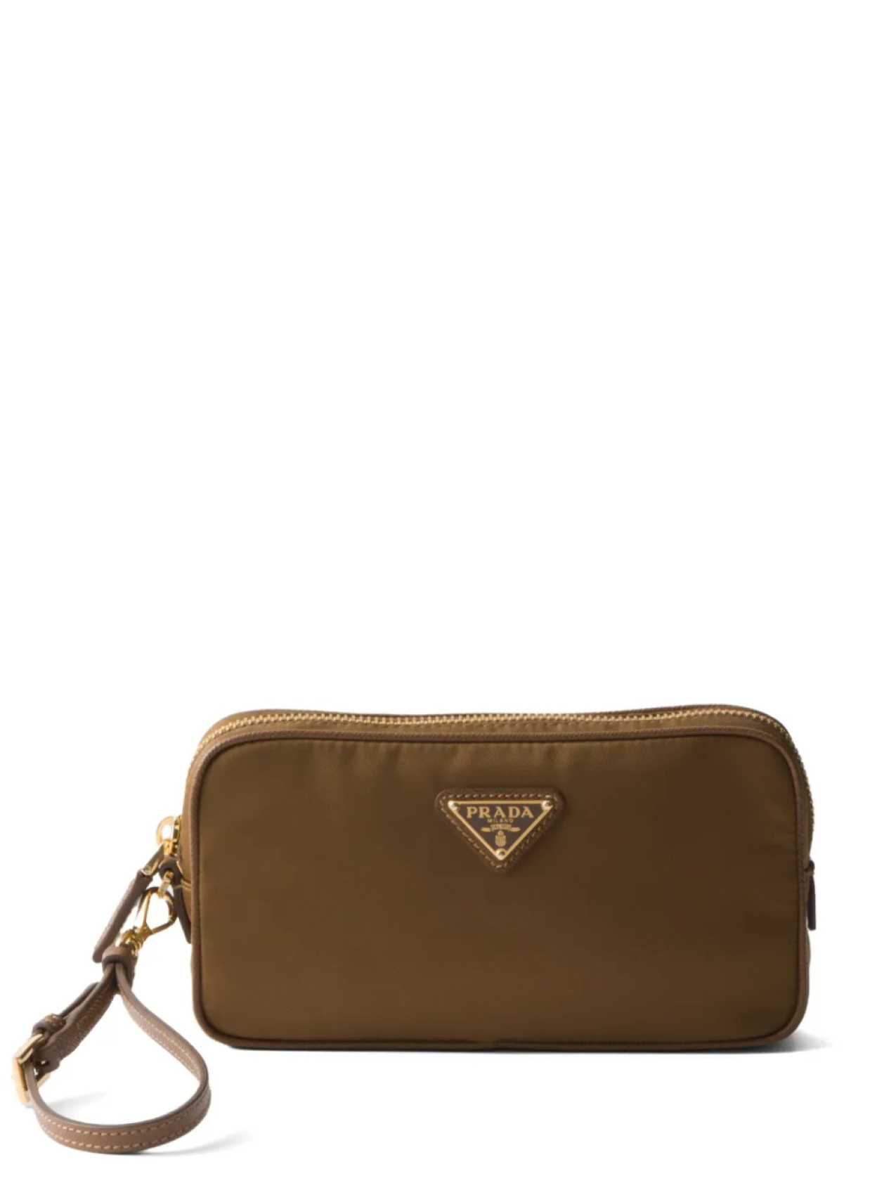 

Prada клатч Re-Edition 1978 Re-Nylon, коричневый