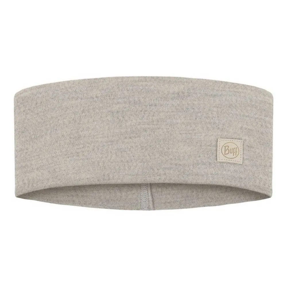 

Повязка на голову Buff Merino Wide, бежевый/серый