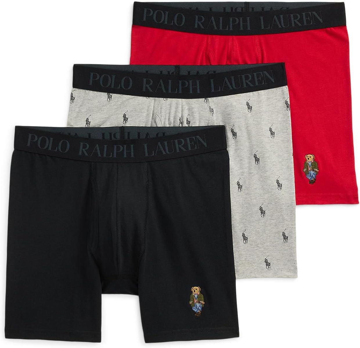 

POLO RALPH LAUREN мужские боксеры Bear 3 шт, Multicolor 1
