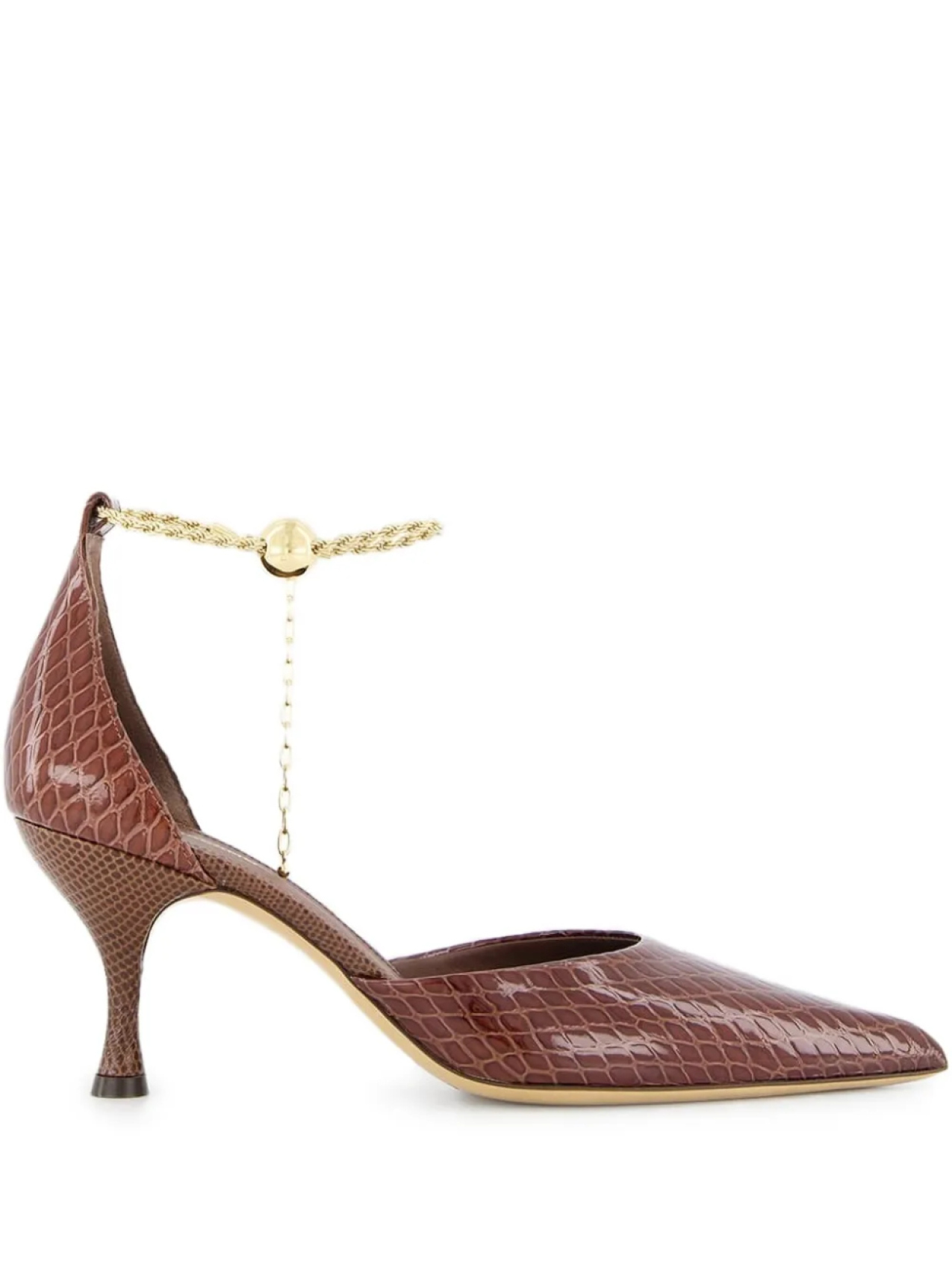 Туфли Ferragamo Dana 70 мм, красный