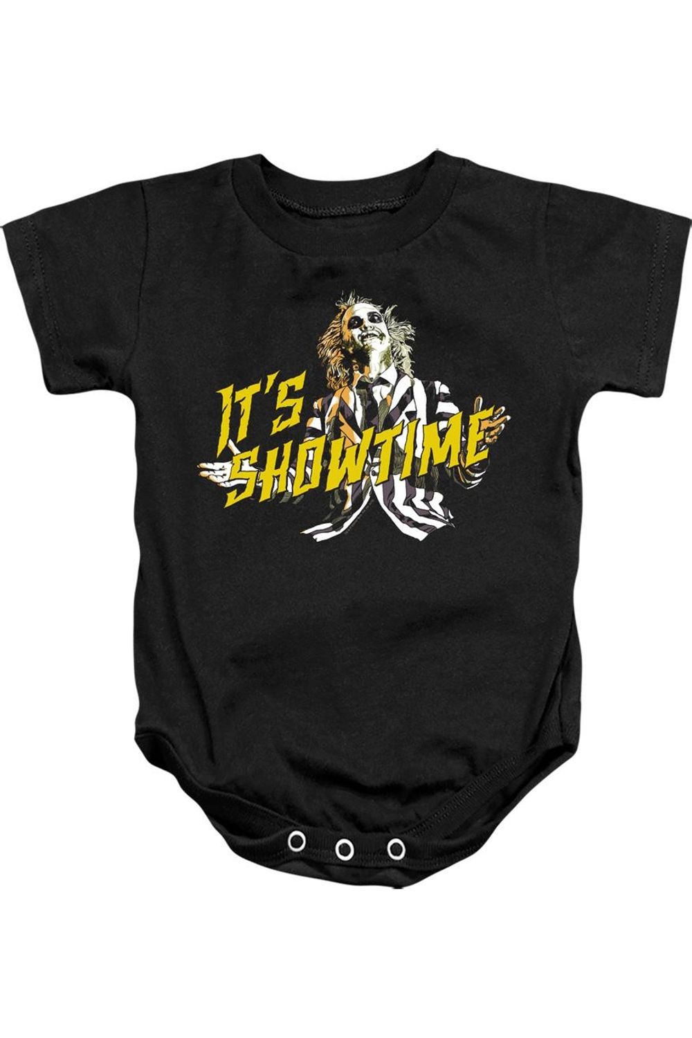 

Детский комбинезон "Битлджус" на кнопках Gildan, черный