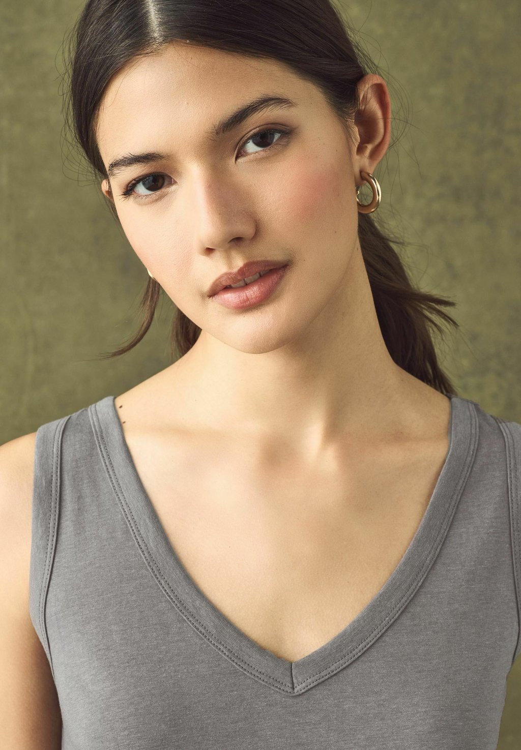 Топ REGULAR FIT SLOUCH Next, серый — фото 4