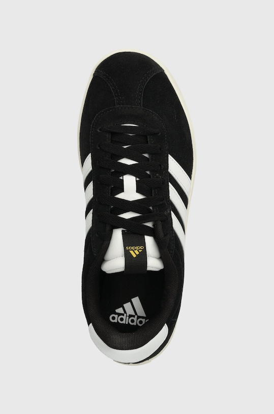 Кожаные кроссовки Vl Court Adidas, черный — фото 4
