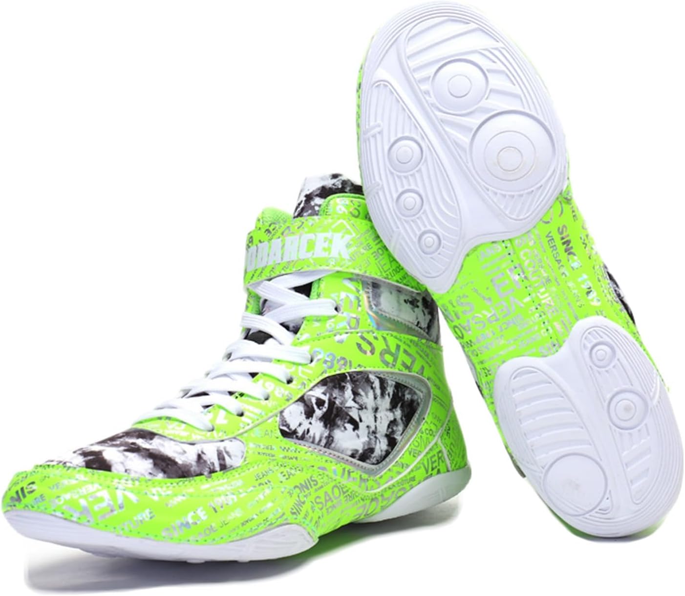 

Профессиональные борцовские кроссовки для мужчин, легкие нескользящие боксерские кроссовки для мужчин, удобная обувь для бодибилдинга с высокой поддержкой стопы, унисекс, для занятий легкой атлетикой и тяжелой атлетикой Wcxty, зеленый