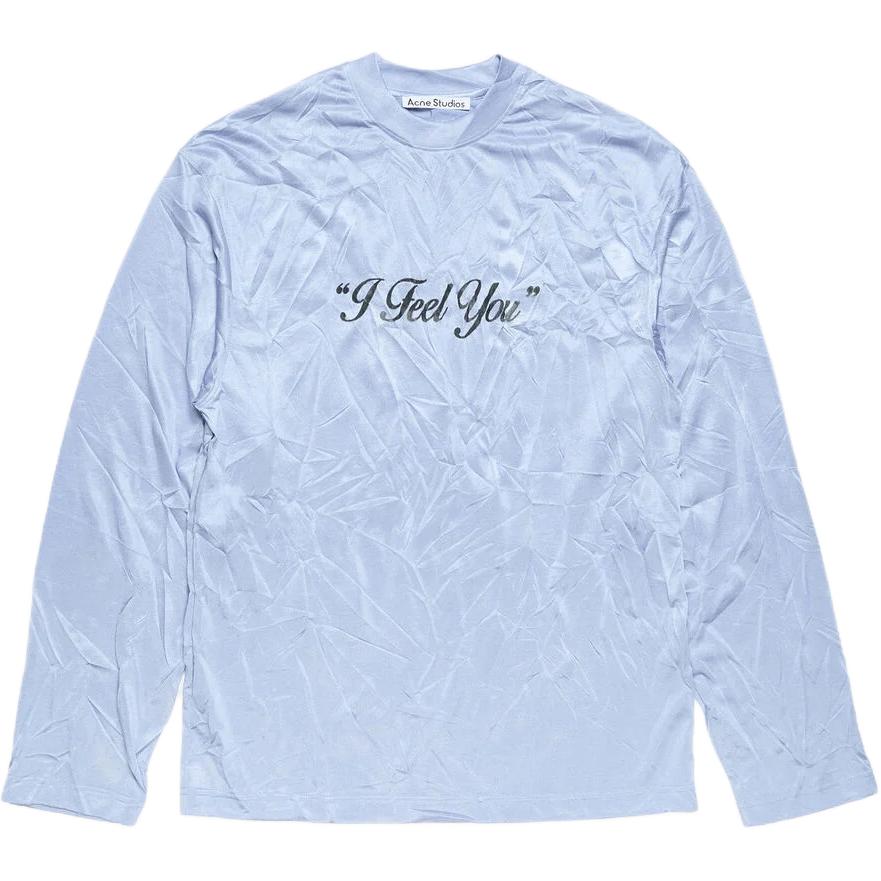 

Футболка SS26 Unisex Acne Studios, светло-синий