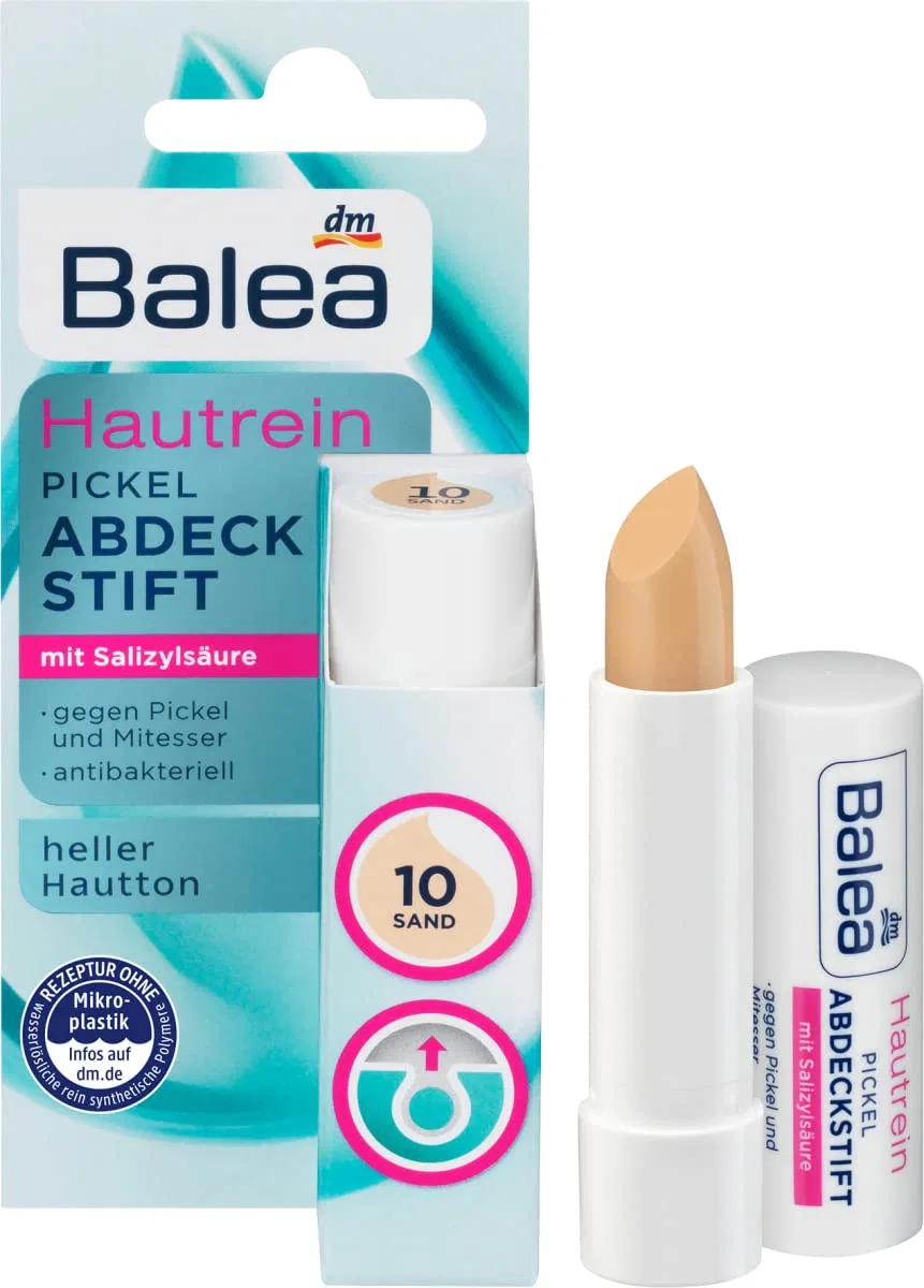 Корректор-карандаш Balea Skin Pure от прыщей, оттенок Sand, 4.5 г Balea, Beige