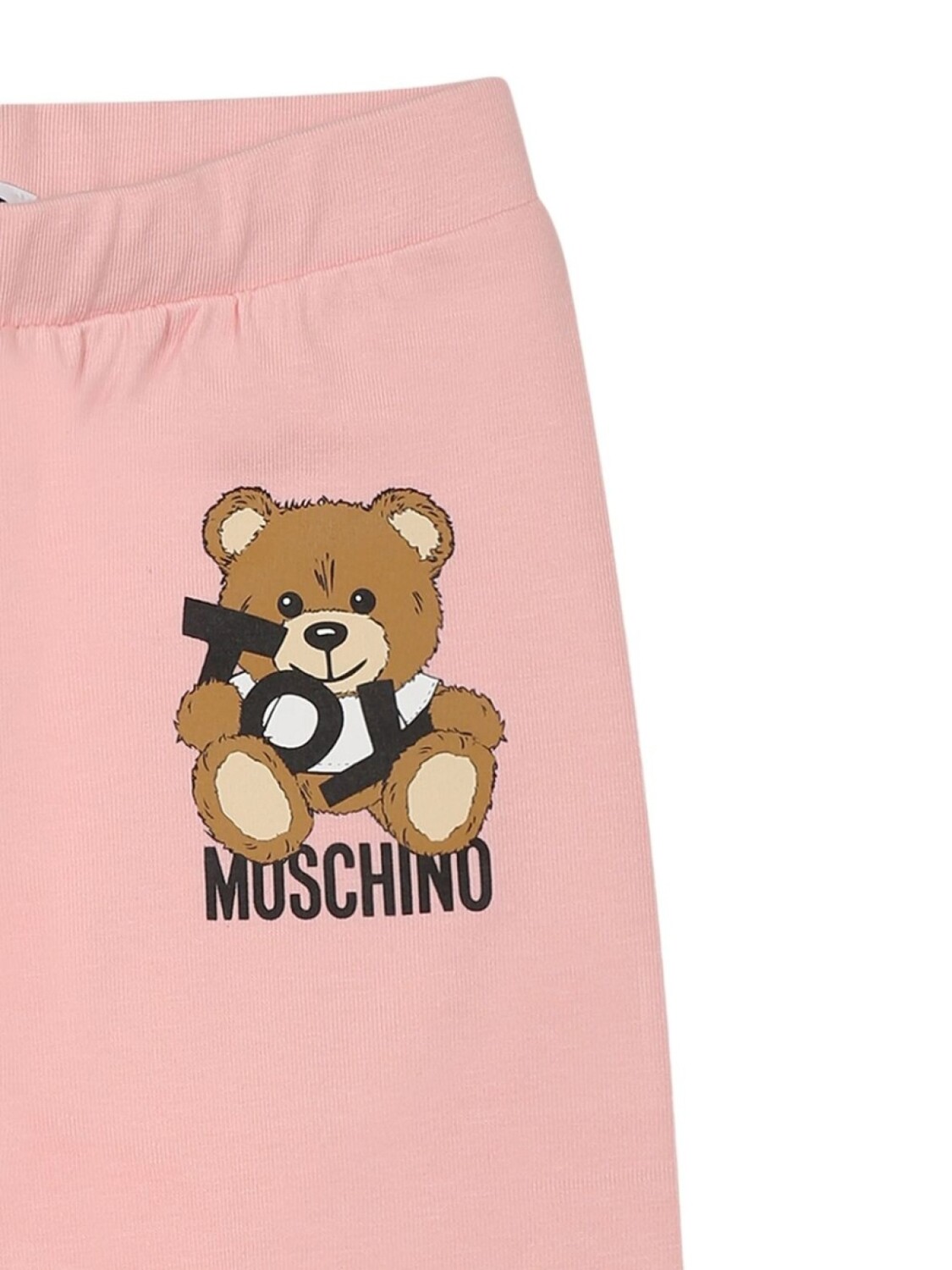 Брюки с логотипом Moschino Kids, розовый — фото 3
