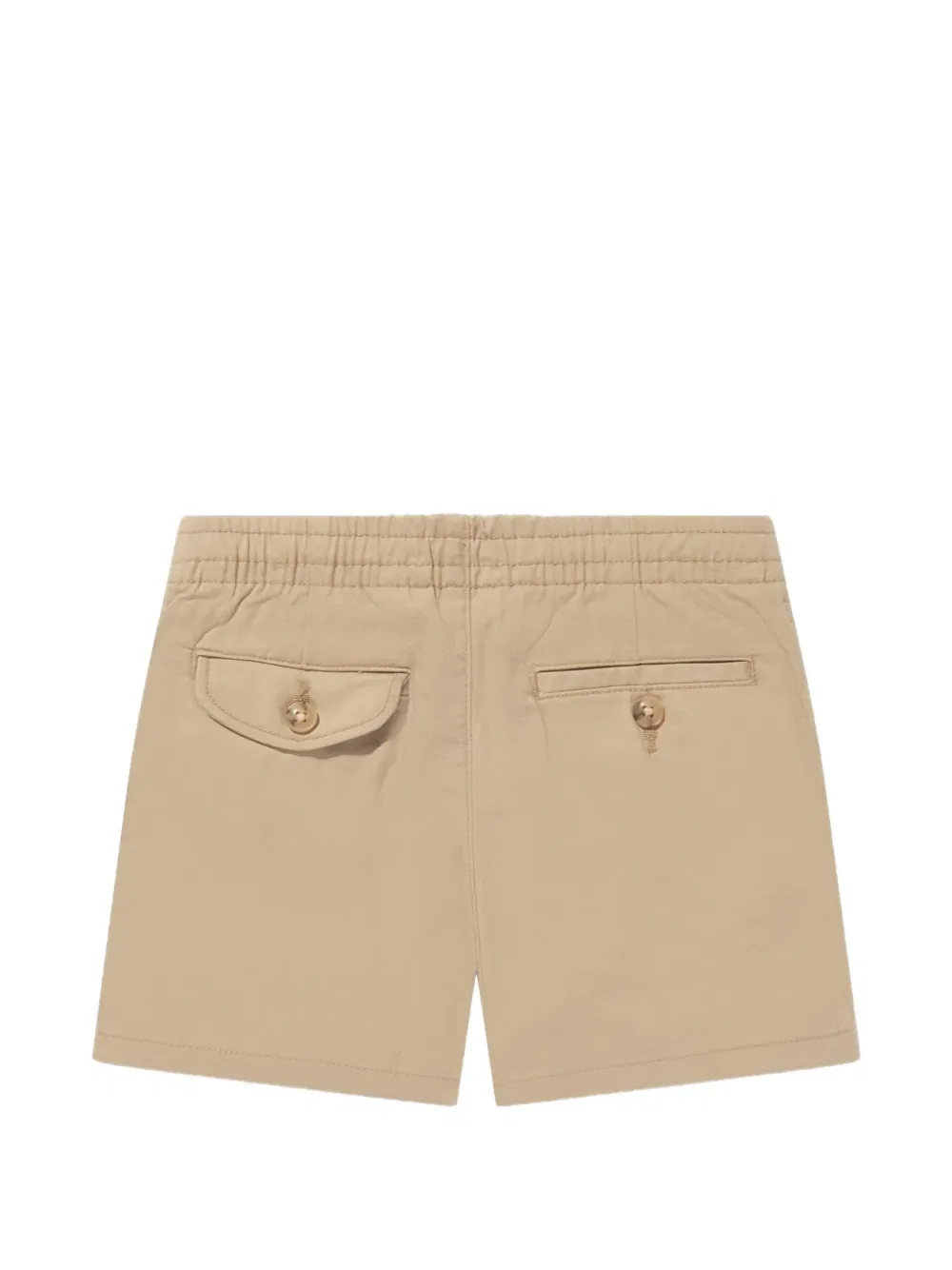 Шорты на резинке с пуговицами Polo Ralph Lauren Kids, нейтральный — фото 2