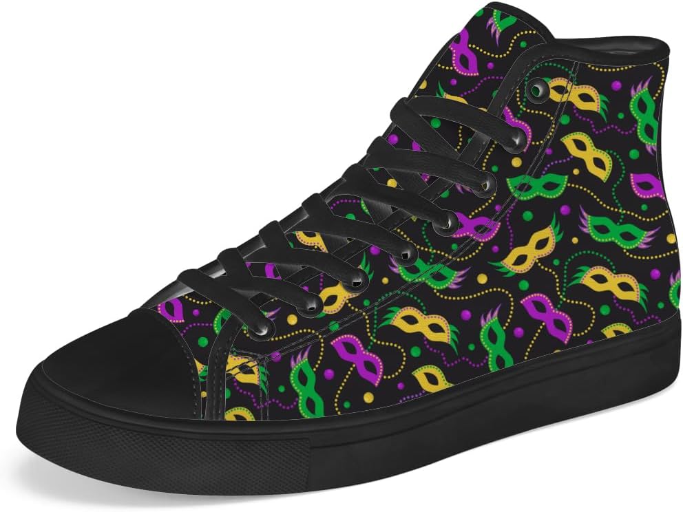 

Кроссовки на высокой подошве для женщин и мужчин для карнавальной вечеринки, высокие кеды на шнуровке, повседневная обувь, подарок для мужчин и женщин Chebing, зеленый/желтый/фиолетовый