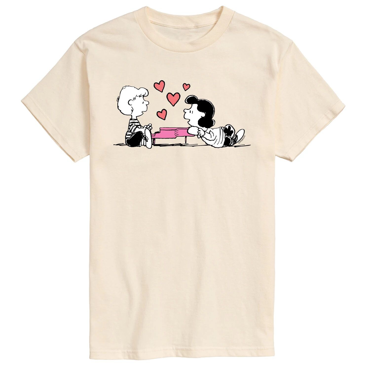 

Мужская футболка Peanuts Lucy Heart Thoughts Licensed Character