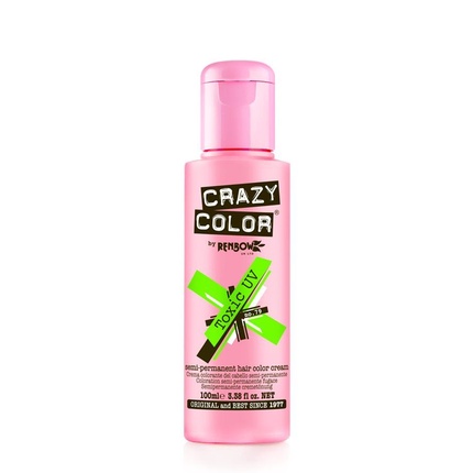

Краска для волос Crazy Color Neon Green - 4x100 мл Renbow
