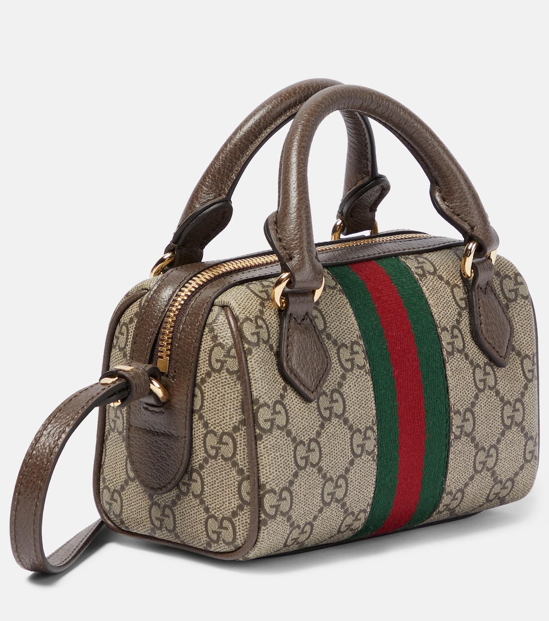 Мини-сумка Gucci Ophidia GG через плечо — фото 4