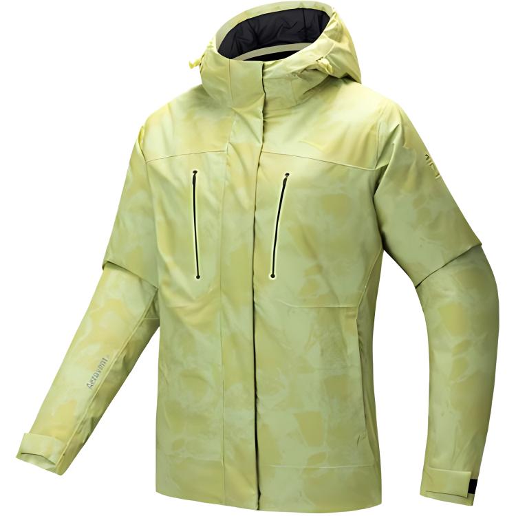 

ANTA Куртка женская спортивная коллекция, Cliff Yellow/All over Print