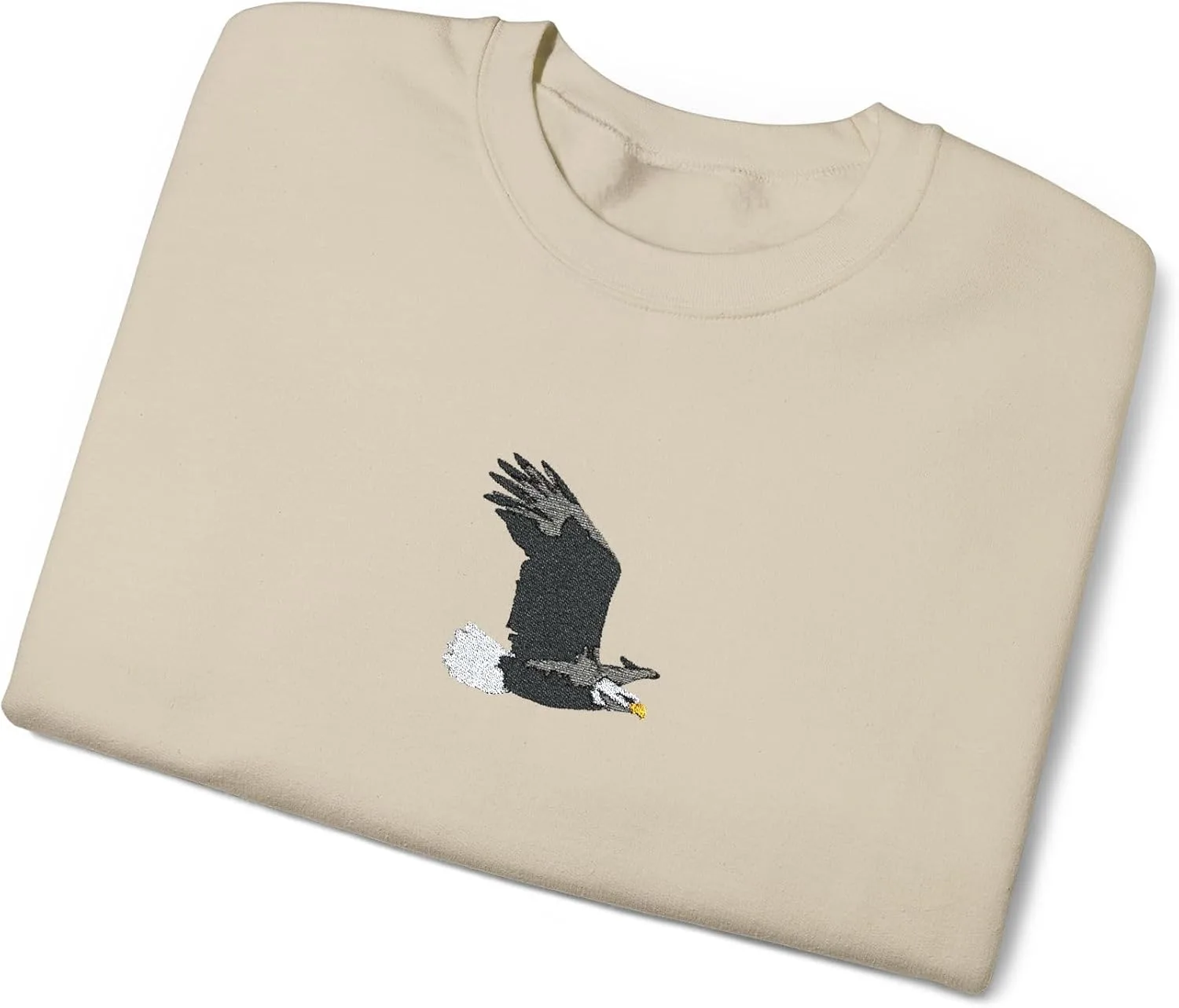 GENERIC DONWILLISJRART Soaring Bald Eagle Embroidered Bird Unisex Heavy Blend толстовка — фото 3