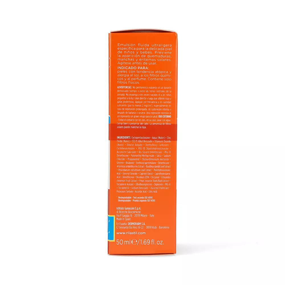 Солнцезащитный крем Sun System Spf50+ Baby Comfort Rilastil, 50 мл — фото 4