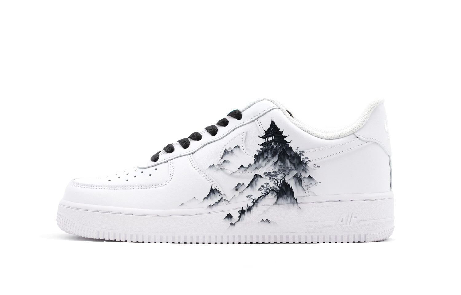 

Мужские кроссовки для скейтбординга Nike Air Force 1, White/Black