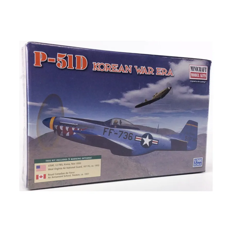

P-51D эпохи Корейской войны, WWII Aircraft - 1:144 Scale (Minicraft)