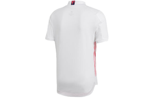 Футболка real madrid 20-21 season player edition home alphabet logo stripe sports soccer/football short sleeve jersey Adidas, белый — фото 2