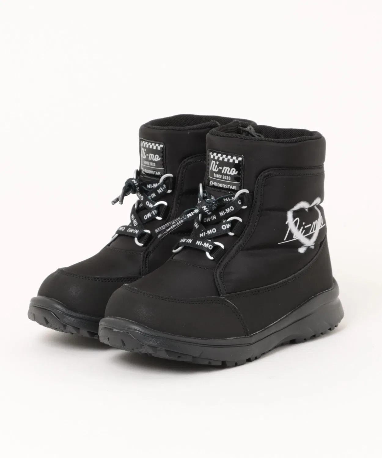 Детские зимние ботинки MoonStar NI-MO DOWN BOOTS, чёрные