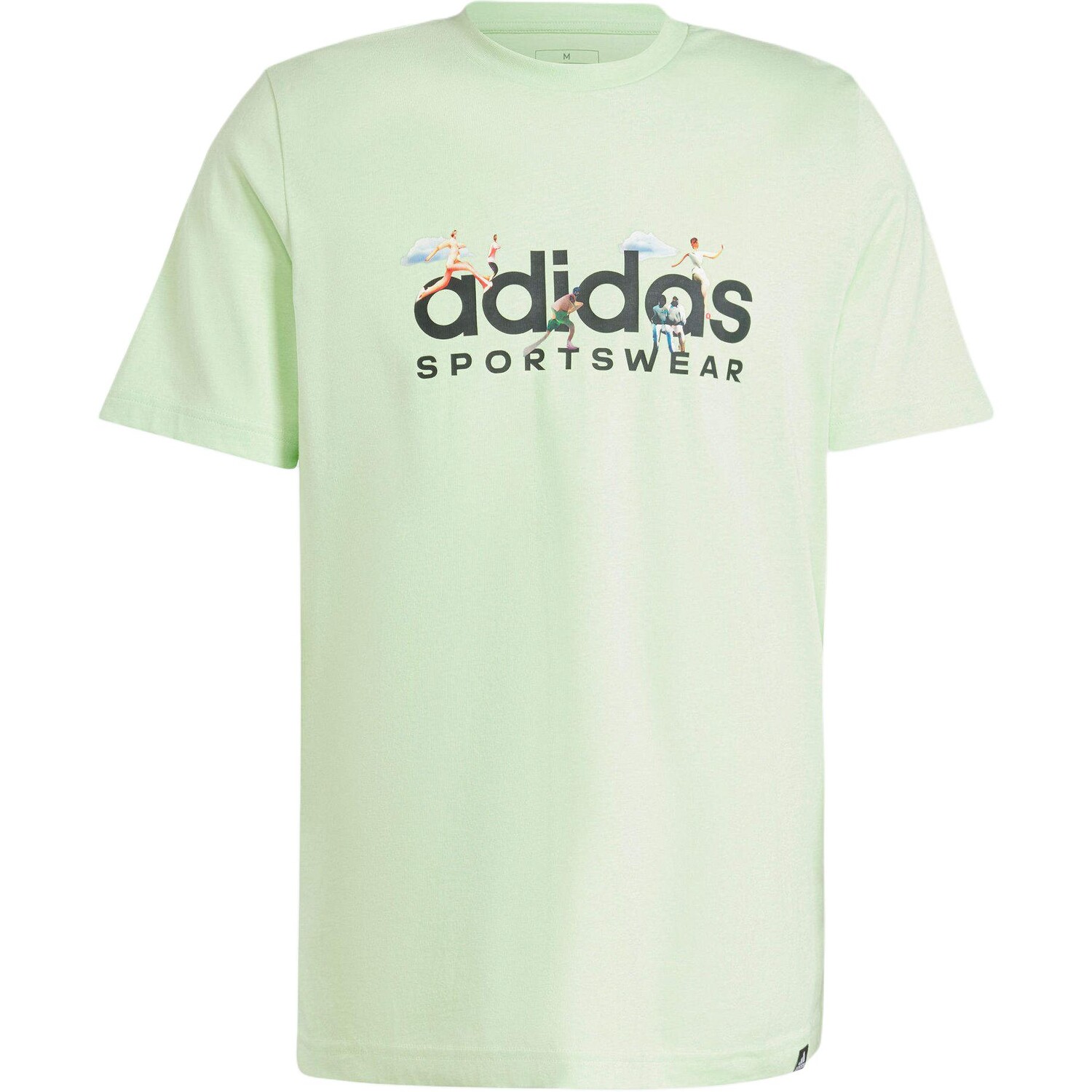 

Футболка мужская светло-зеленая Adidas, светло-зеленый