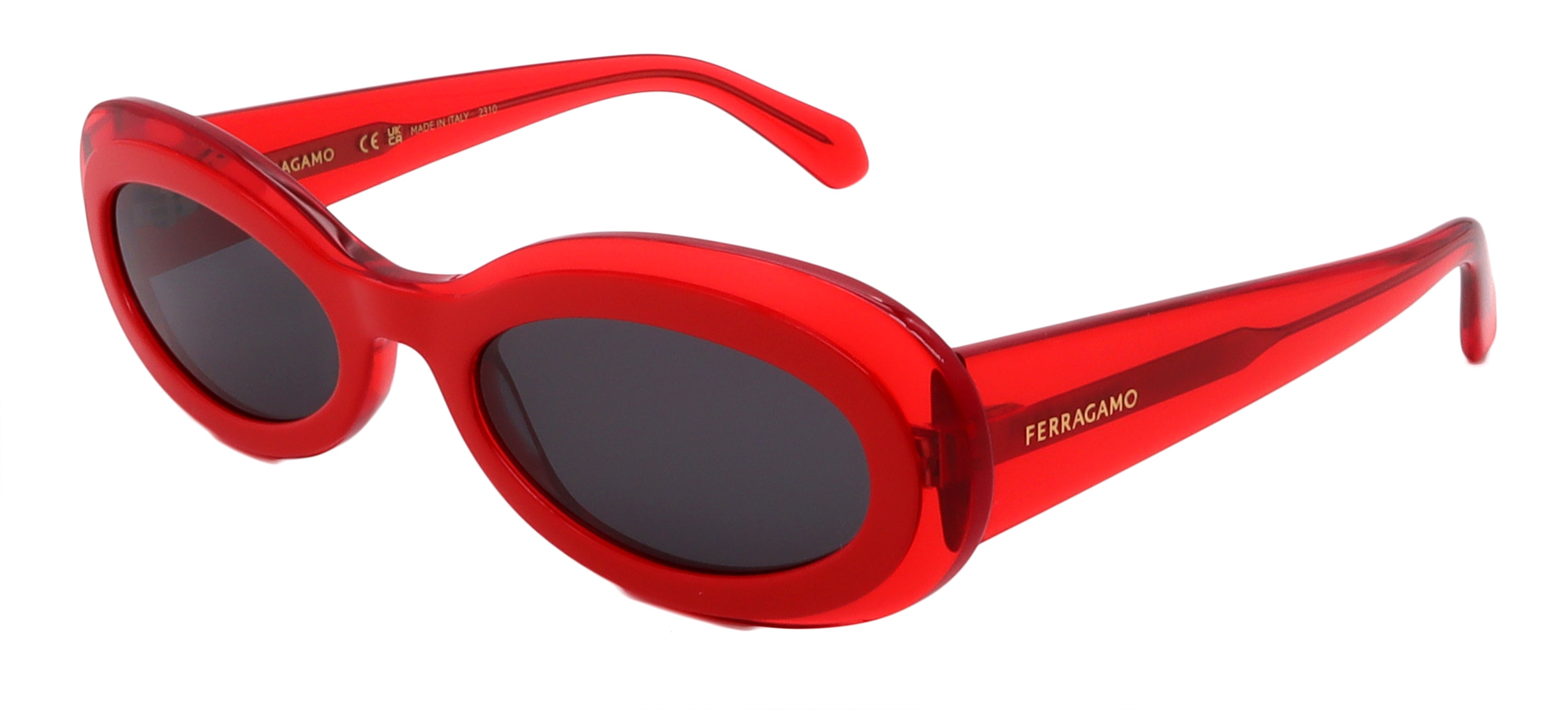

Женские солнцезащитные очки Salvatore Ferragamo, красный
