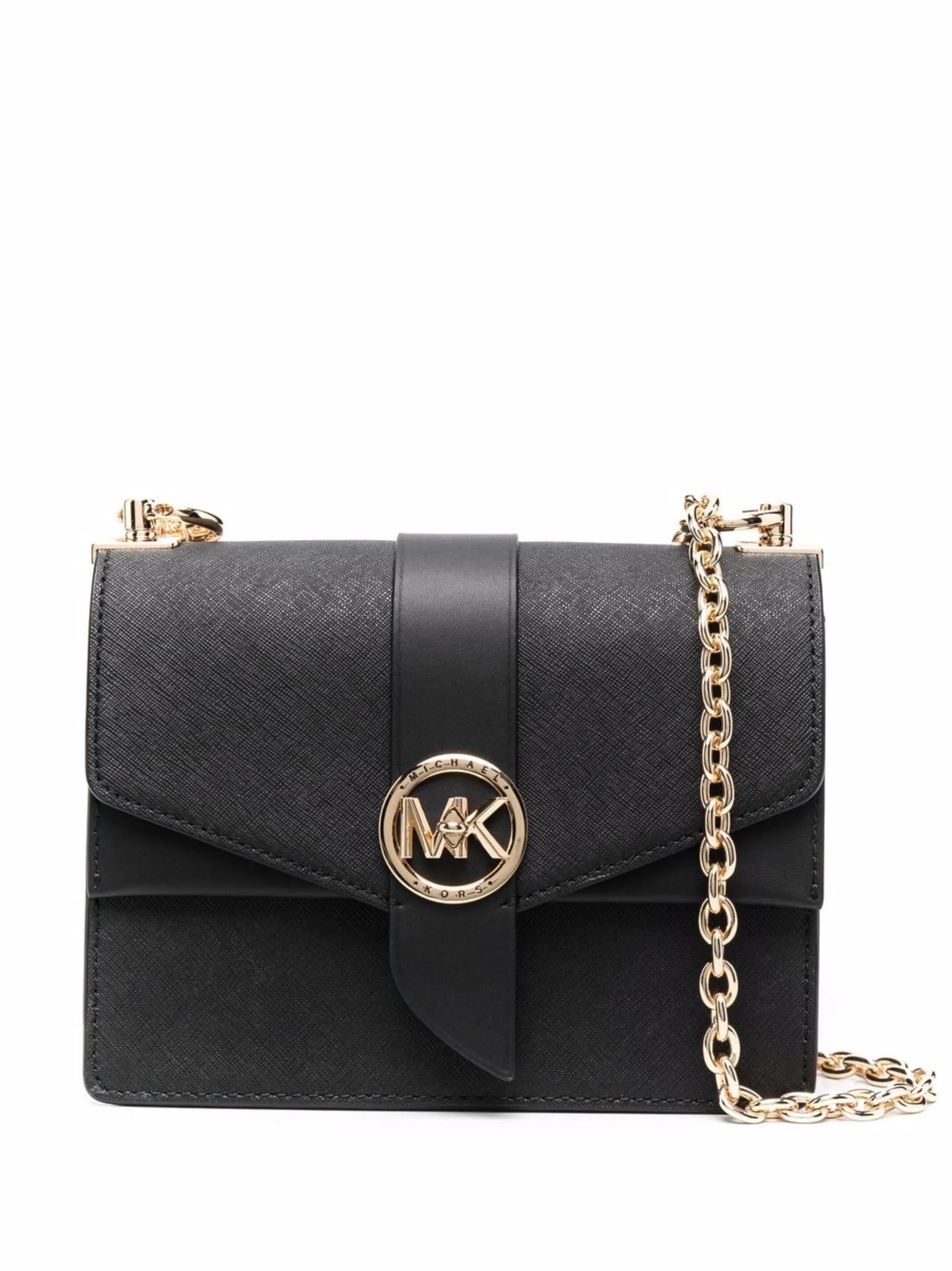 

Сумка Greenwich Small из сафьяновой кожи Michael Kors, черный