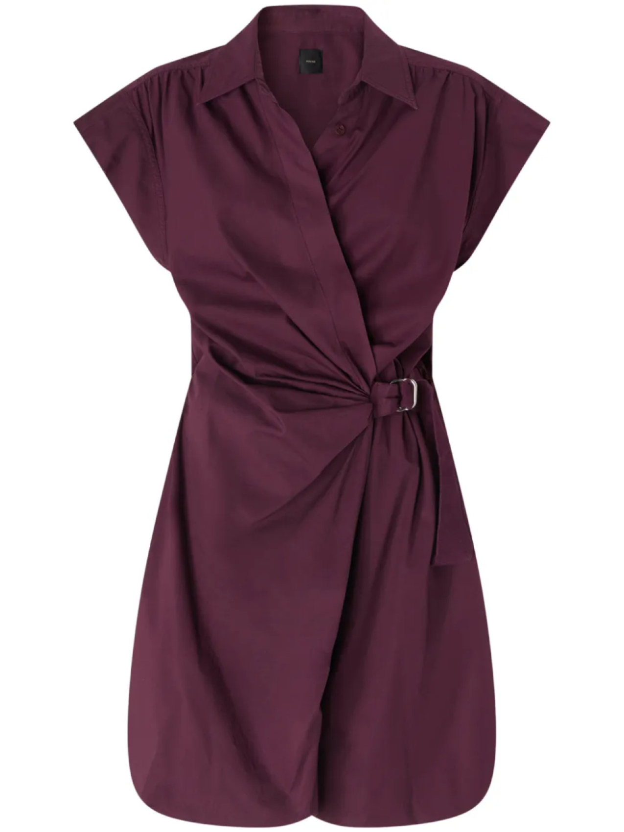 

PINKO платье мини со сборками, красный