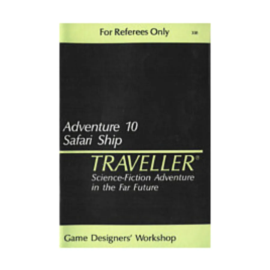 

Модуль Adventure #10 - Safari Ship, Traveller - Adventures & Double Adventures
