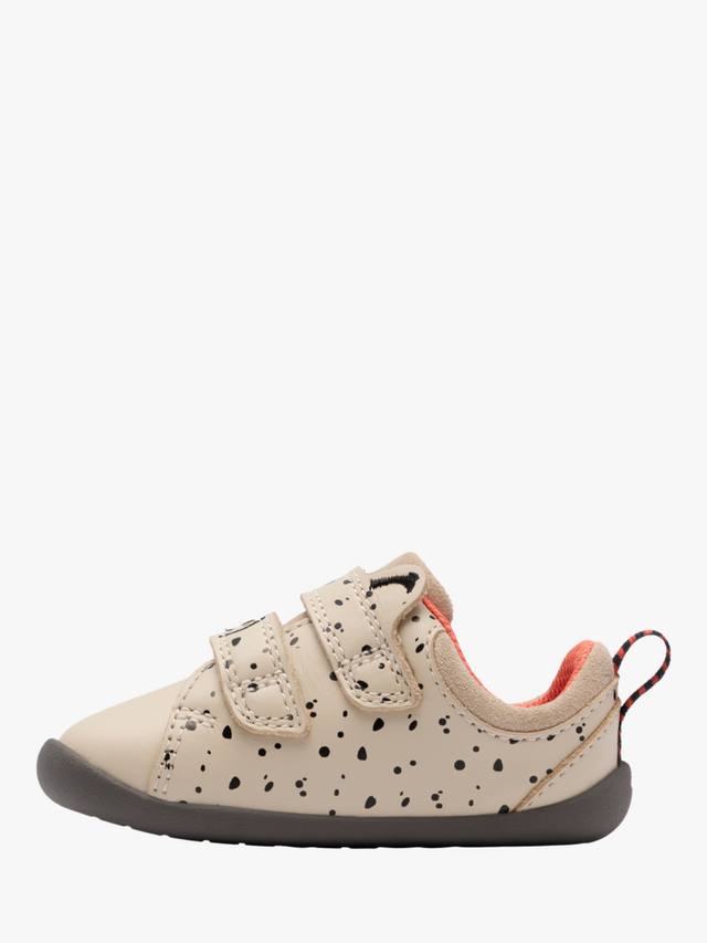Детские кожаные туфли Roamer Wish T Clarks, Off White Print — фото 2