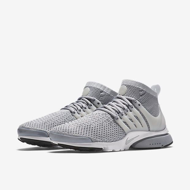 

Кроссовки Air Presto Ultra Flyknit 'Wolf Grey', серый