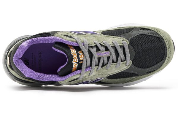 Кроссовки teddy santis x 990v3 сделано в сша New Balance, зеленый — фото 3