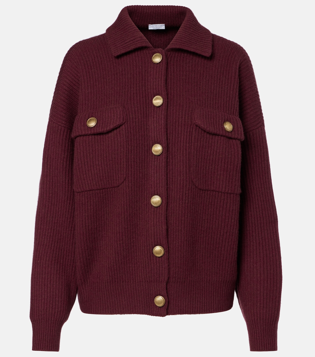 

Кардиган из шерсти, кашемира и шелка Brunello Cucinelli, Amaranto